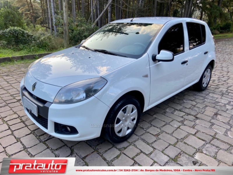 sandero 1.6 expression 8v flex 4p manual 2014 nova prata