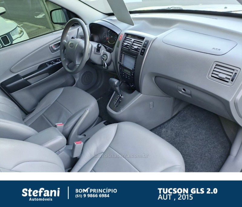 TUCSON 2.0 MPFI GLS 16V 143CV 2WD FLEX 4P AUTOMÁTICO - 2015 - BOM PRINCíPIO