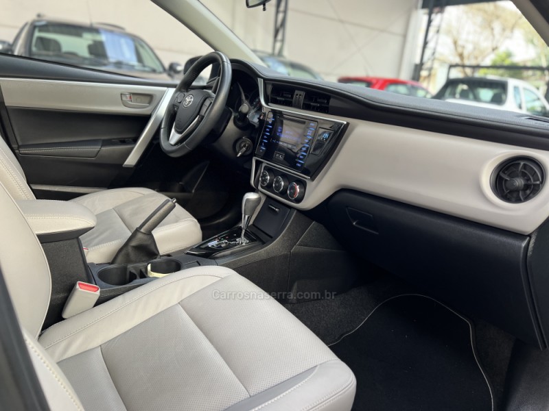 COROLLA 1.8 GLI UPPER 16V FLEX 4P AUTOMÁTICO - 2018 - NOVA PRATA