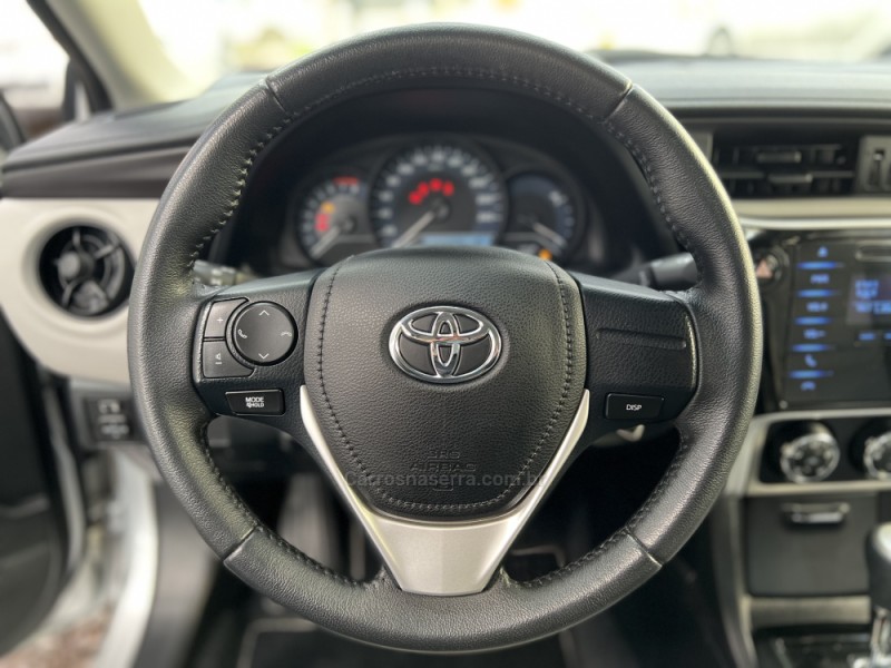 COROLLA 1.8 GLI UPPER 16V FLEX 4P AUTOMÁTICO - 2018 - NOVA PRATA