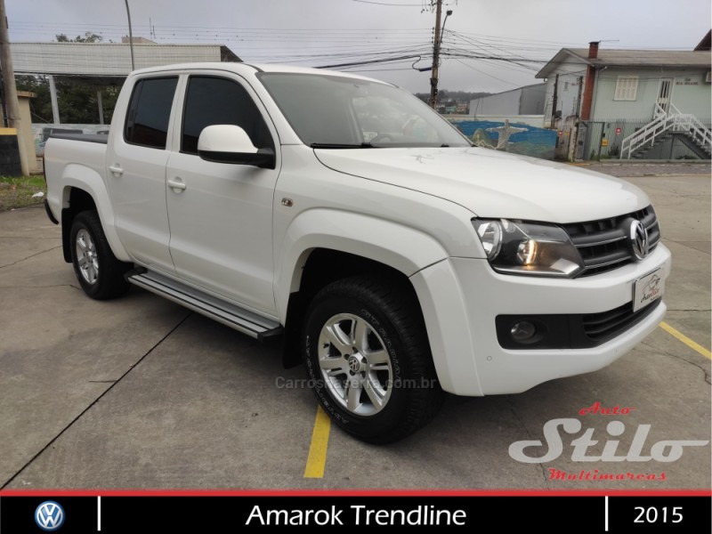 AMAROK 2.0 TRENDLINE 4X4 CD 16V TURBO INTERCOOLER DIESEL 4P AUTOMÁTICO - 2015 - BENTO GONçALVES