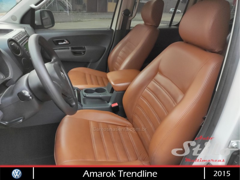 AMAROK 2.0 TRENDLINE 4X4 CD 16V TURBO INTERCOOLER DIESEL 4P AUTOMÁTICO - 2015 - BENTO GONçALVES