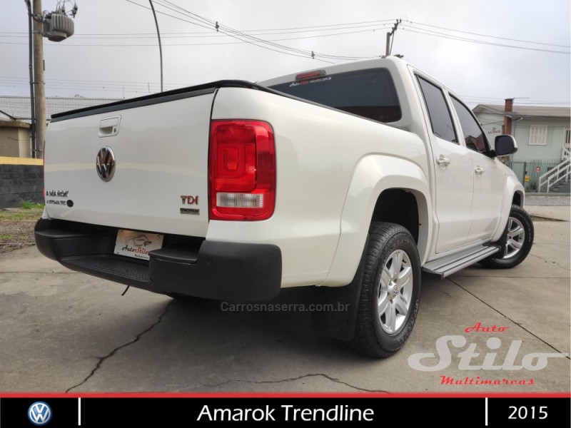 AMAROK 2.0 TRENDLINE 4X4 CD 16V TURBO INTERCOOLER DIESEL 4P AUTOMÁTICO - 2015 - BENTO GONçALVES