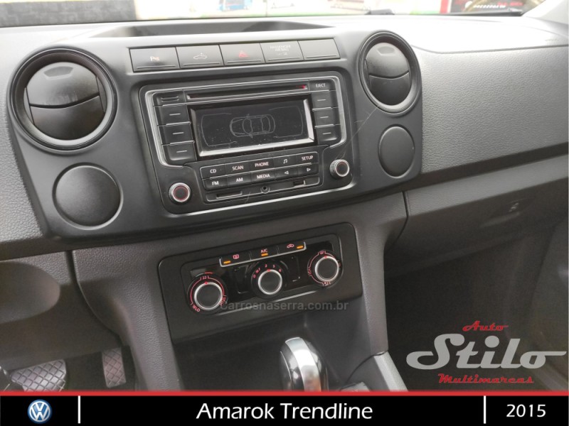 AMAROK 2.0 TRENDLINE 4X4 CD 16V TURBO INTERCOOLER DIESEL 4P AUTOMÁTICO - 2015 - BENTO GONçALVES