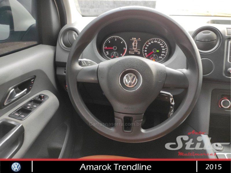 AMAROK 2.0 TRENDLINE 4X4 CD 16V TURBO INTERCOOLER DIESEL 4P AUTOMÁTICO - 2015 - BENTO GONçALVES
