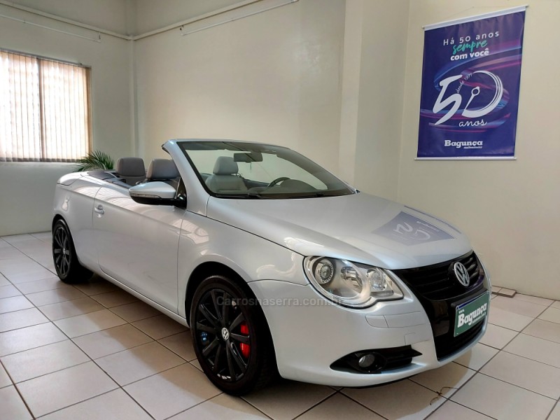 eos 2.0 fsi lux conversivel 16v turbo intercooler gasolina 2p tiptronic 2009 novo hamburgo