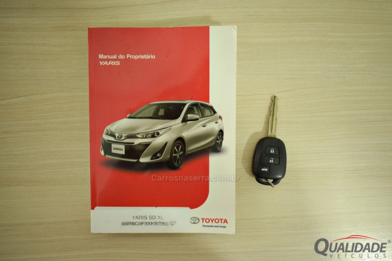 YARIS 1.5 XL SEDAN 16V FLEX 4P AUTOMÁTICO - 2019 - SANTA CRUZ DO SUL