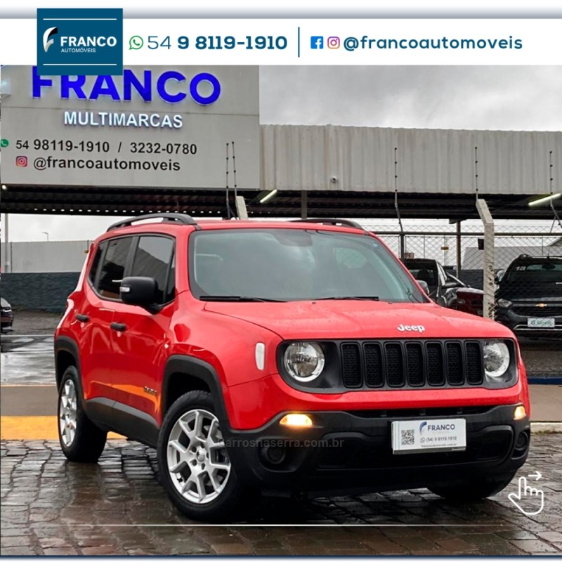 RENEGADE 1.8 16V FLEX SPORT 4P AUTOMÁTICO - 2019 - VACARIA