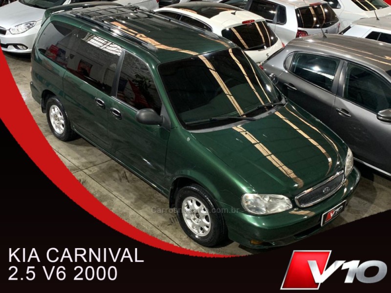 carnival 2.5 gs v6 24v gasolina 4p automatico 2000 caxias do sul