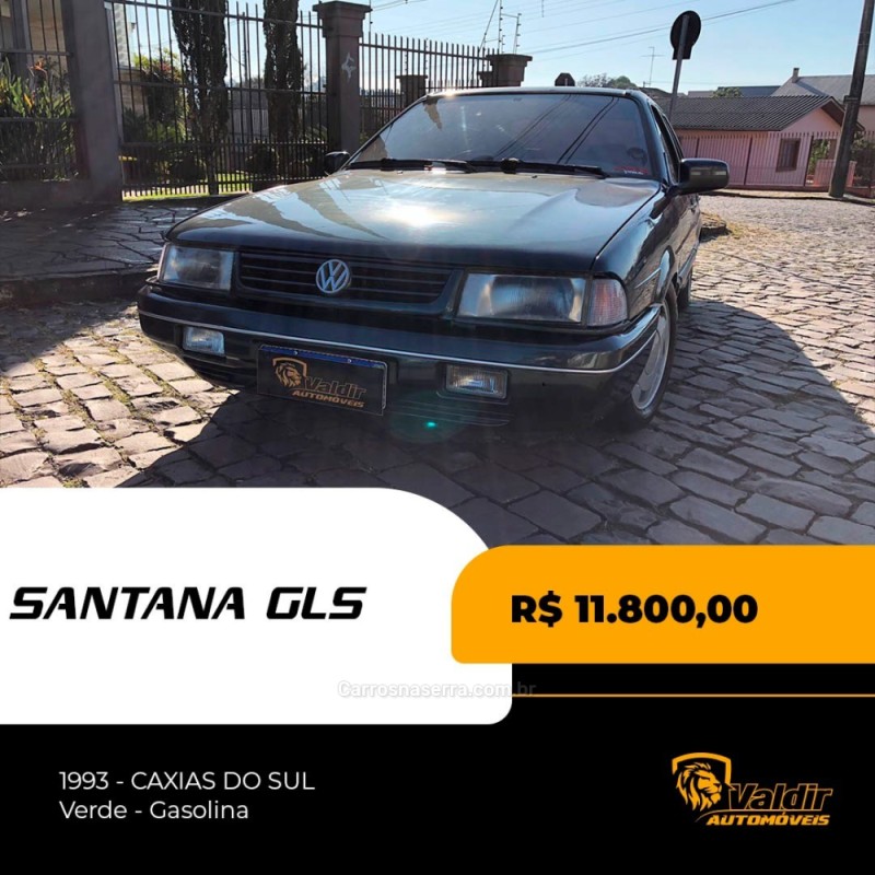 santana 2.0 gls 8v gasolina 4p automatico 1993 caxias do sul
