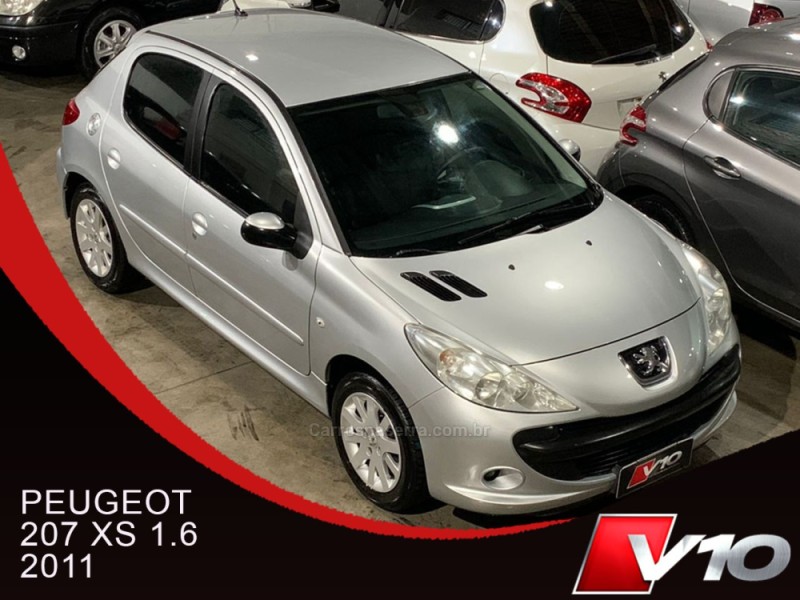 207 1.6 xs 16v flex 4p manual 2011 caxias do sul