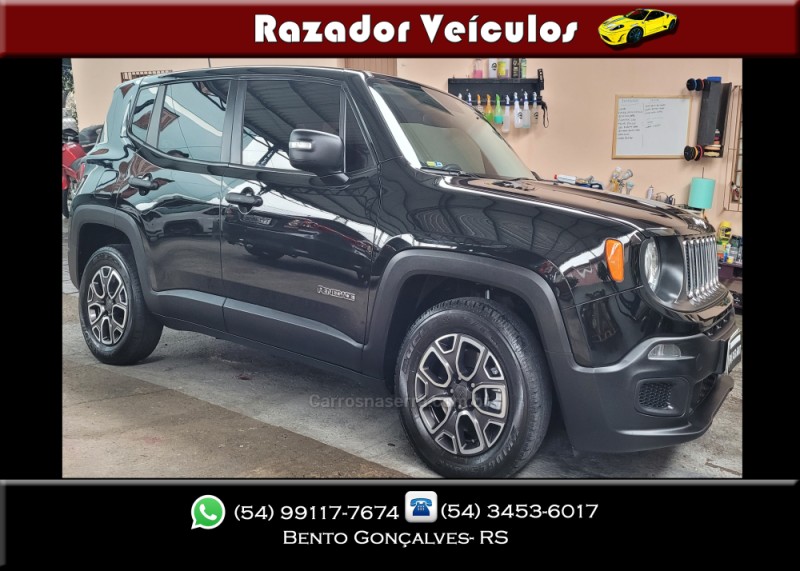 renegade 1.8 16v flex 4p automatico 2017 bento goncalves