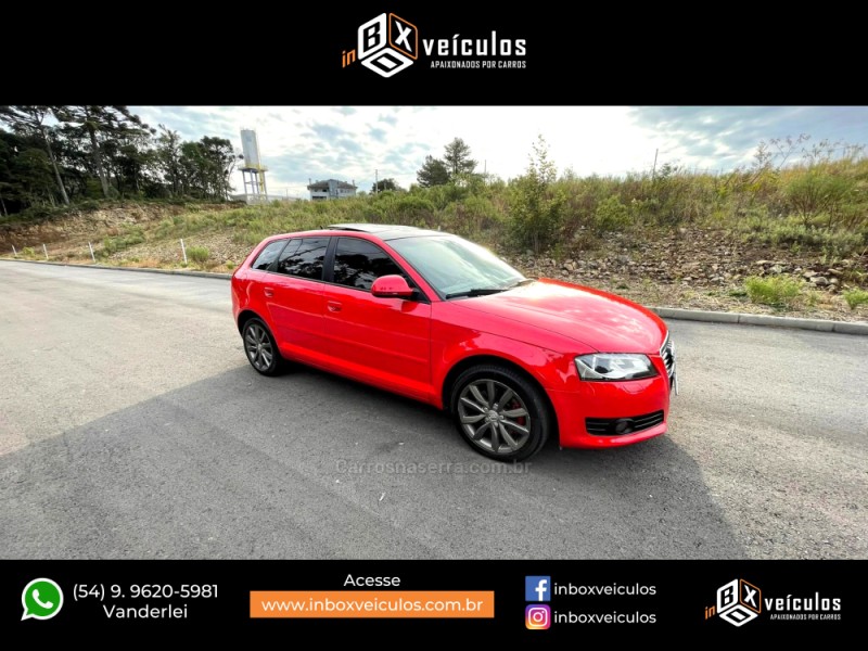 A3 2.0 TFSI SPORTBACK 16V GASOLINA 4P S-TRONIC - 2009 - GRAMADO