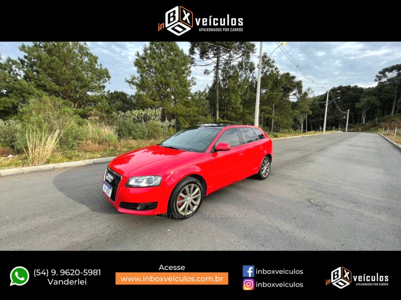 A3 2.0 TFSI SPORTBACK 16V GASOLINA 4P S-TRONIC - 2009 - GRAMADO