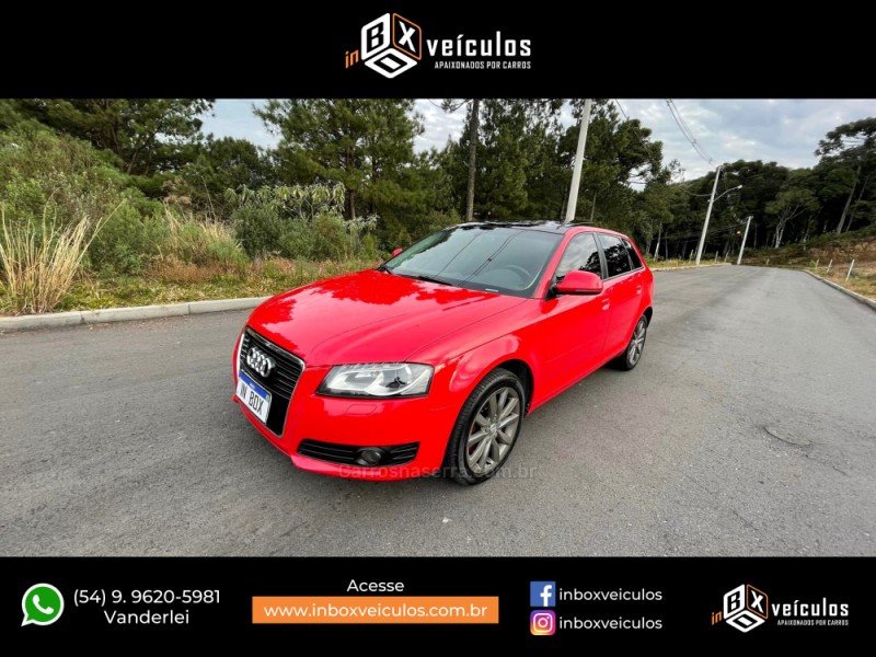 A3 2.0 TFSI SPORTBACK 16V GASOLINA 4P S-TRONIC - 2009 - GRAMADO