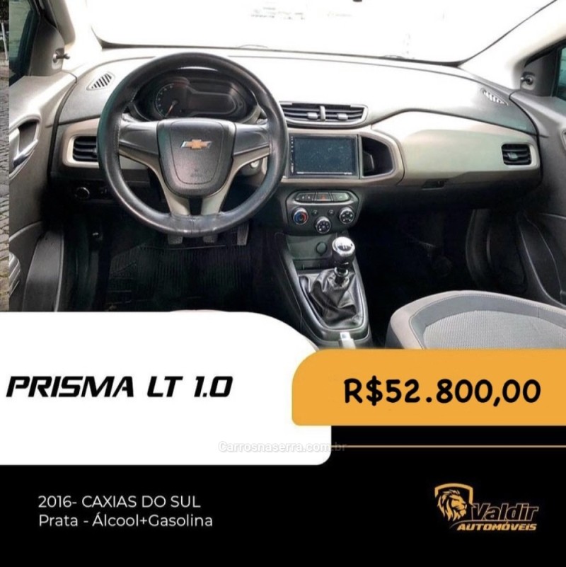 PRISMA 1.0 MPFI LT 8V FLEX 4P MANUAL - 2016 - CAXIAS DO SUL