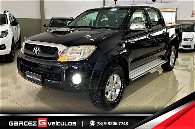 hilux 3.0 srv 4x4 cd 16v turbo intercooler diesel 4p automatico 2011 bento goncalves