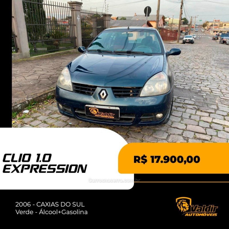 clio 1.0 expression 16v flex 4p manual 2006 caxias do sul