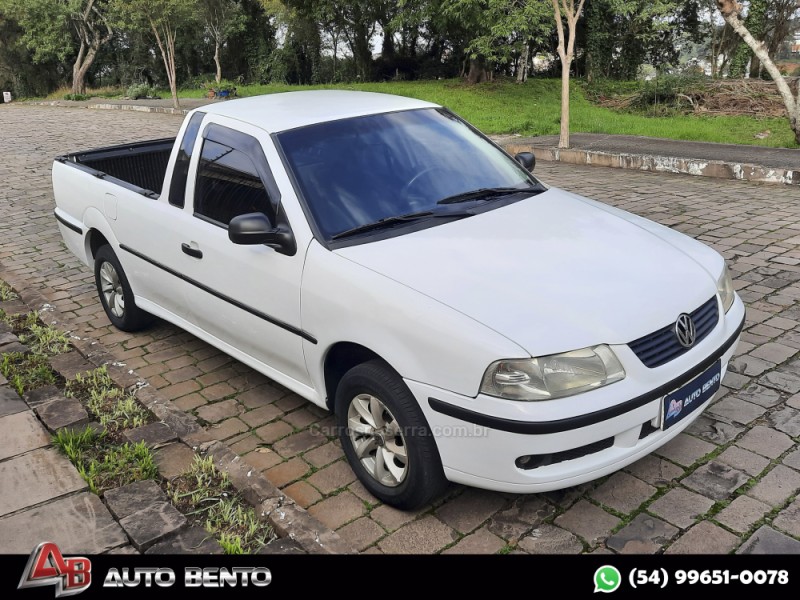 SAVEIRO 1.6 MI CS 8V GASOLINA 2P MANUAL G.III - 2004 - BENTO GONçALVES