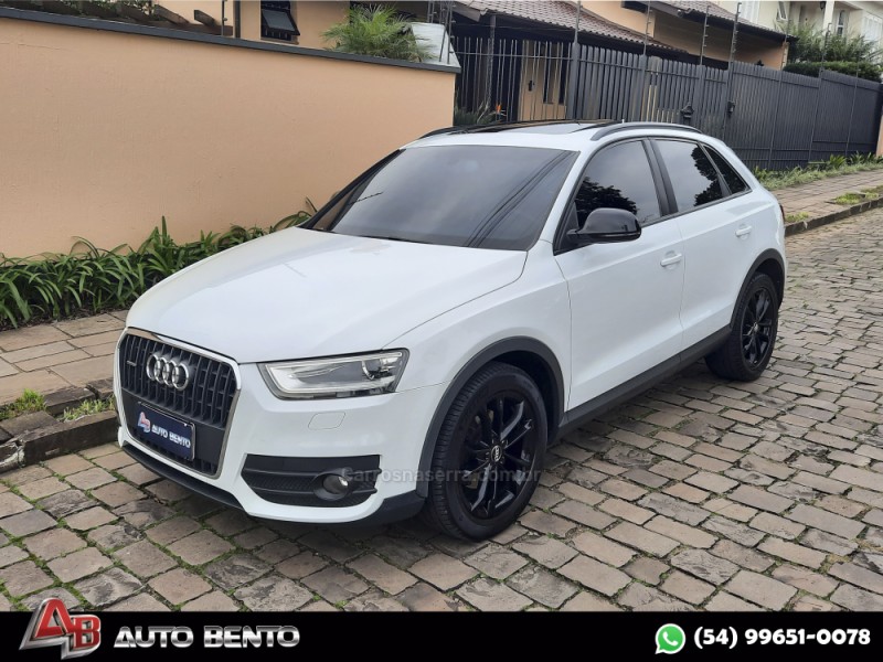 q3 2.0 tfsi ambition quattro 4p gasolina s tronic 2014 bento goncalves