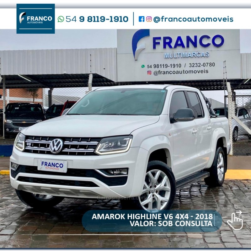AMAROK 3.0 V6 TDI HIGHLINE CD DIESEL 4MOTION AUTOMÁTICO