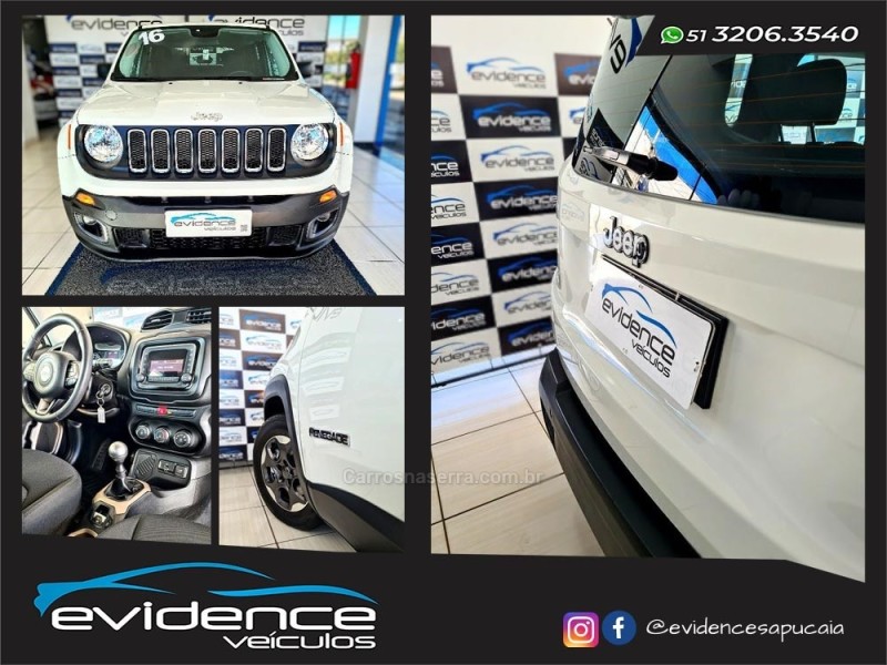 RENEGADE 1.8 16V FLEX SPORT 4P MANUAL - 2016 - SAPUCAIA DO SUL