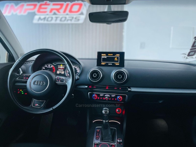 A3 2.0 TFSI SEDAN AMBITION 16V GASOLINA 4P S-TRONIC - 2016 - ESTâNCIA VELHA