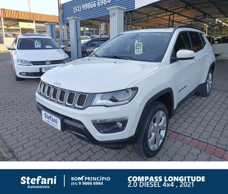 compass 2.0 16v diesel longitude 4x4 automatico 2021 bom principio