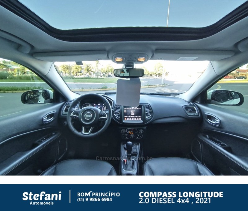COMPASS 2.0 16V DIESEL LONGITUDE 4X4 AUTOMÁTICO - 2021 - BOM PRINCíPIO