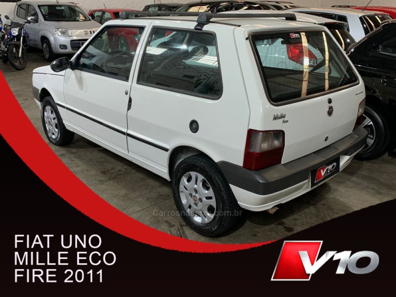 UNO 1.0 MPI MILLE FIRE ECONOMY 8V FLEX 2P MANUAL - 2011 - CAXIAS DO SUL