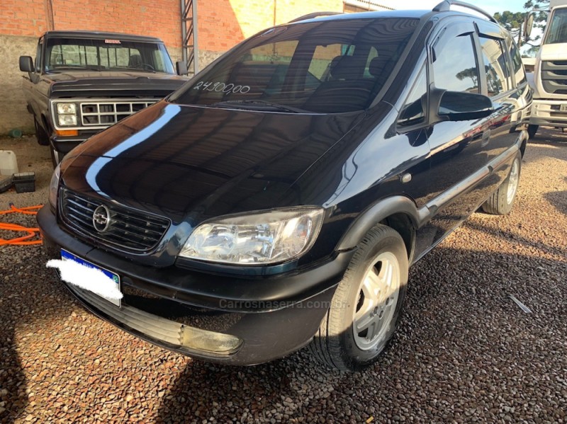 zafira 2.0 mpfi 16v gasolina 4p manual 2001 canela