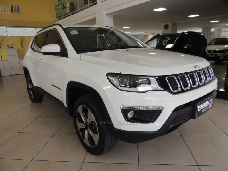 COMPASS 2.0 16V DIESEL LONGITUDE 4X4 AUTOMÁTICO - 2018 - FLORES DA CUNHA