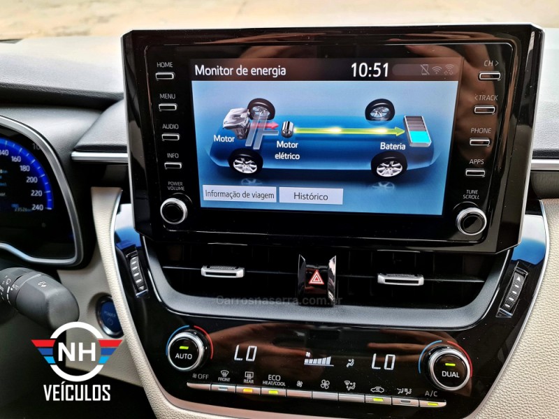 COROLLA 1.8 ALTIS PREMIUM 16V HÍBRIDO 4P AUTOMÁTICO - 2020 - NOVO HAMBURGO