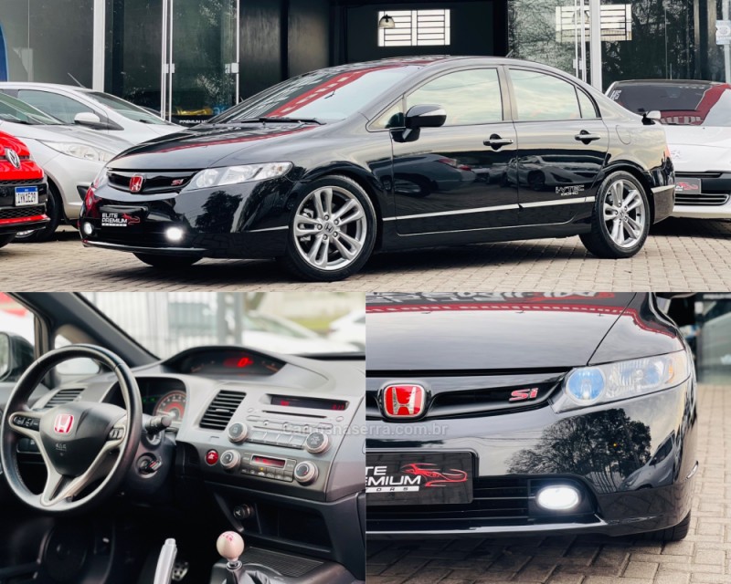 civic 2.0 si 16v gasolina 4p manual 2008 estancia velha