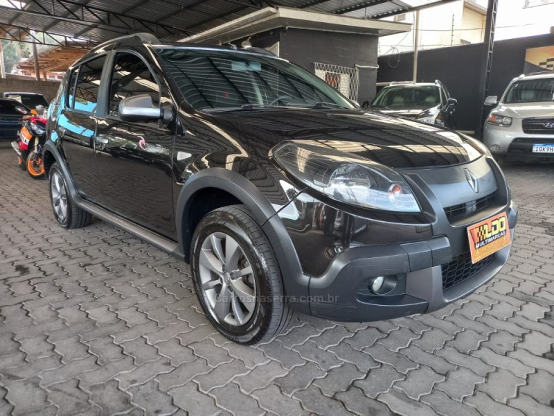 sandero 1.6 sl stepway rip curl 16v flex 4p manual 2012 caxias do sul