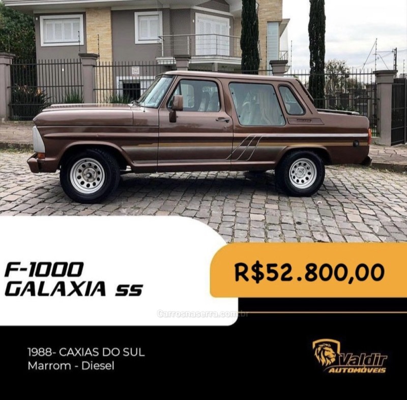 F-1000 3.9 BLAZER DIESEL 2P MANUAL - 1988 - CAXIAS DO SUL