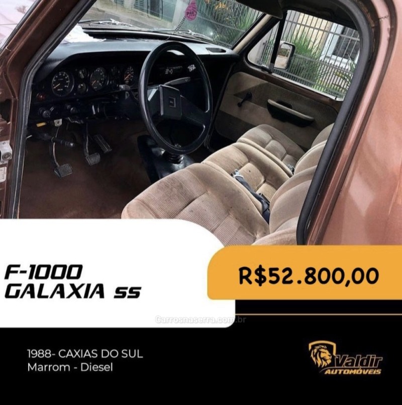 F-1000 3.9 BLAZER DIESEL 2P MANUAL - 1988 - CAXIAS DO SUL