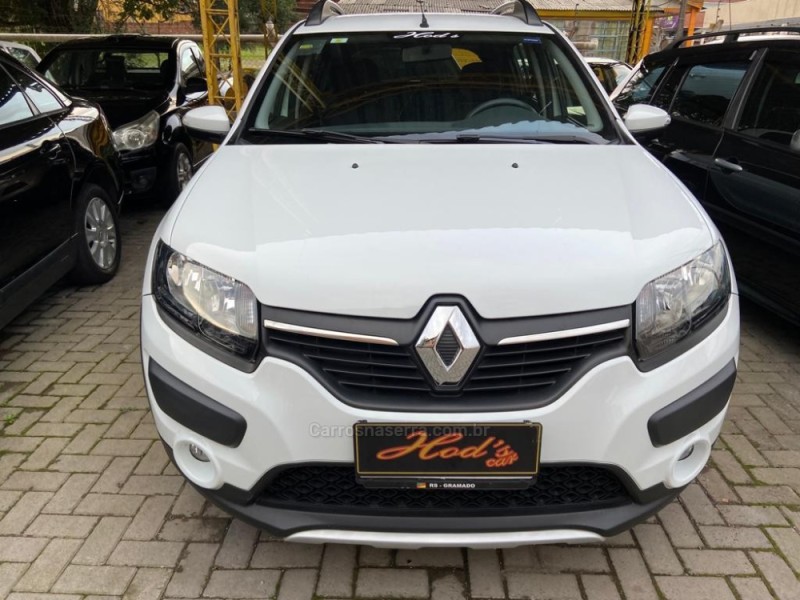 SANDERO 1.6 STEPWAY 8V FLEX 4P AUTOMATIZADO - 2016 - CANELA