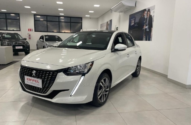 208 1.6 allure 16v flex 4p automatico 2021 bento goncalves