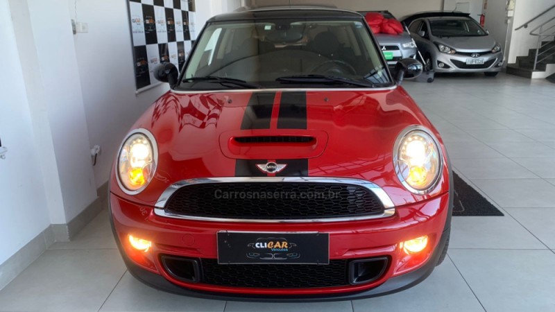 COOPER 1.6 S 16V TURBO GASOLINA 2P AUTOMÁTICO - 2012 - CAXIAS DO SUL