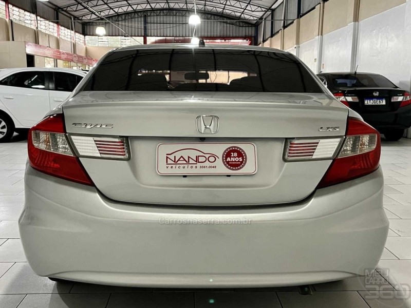 CIVIC 1.8 LXS 16V FLEX 4P MANUAL - 2013 - ESTâNCIA VELHA