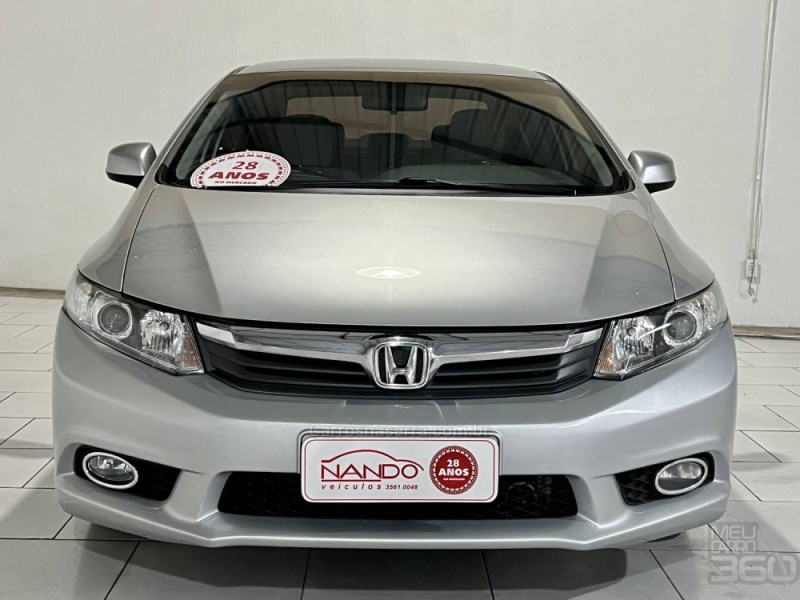 CIVIC 1.8 LXS 16V FLEX 4P MANUAL - 2013 - ESTâNCIA VELHA