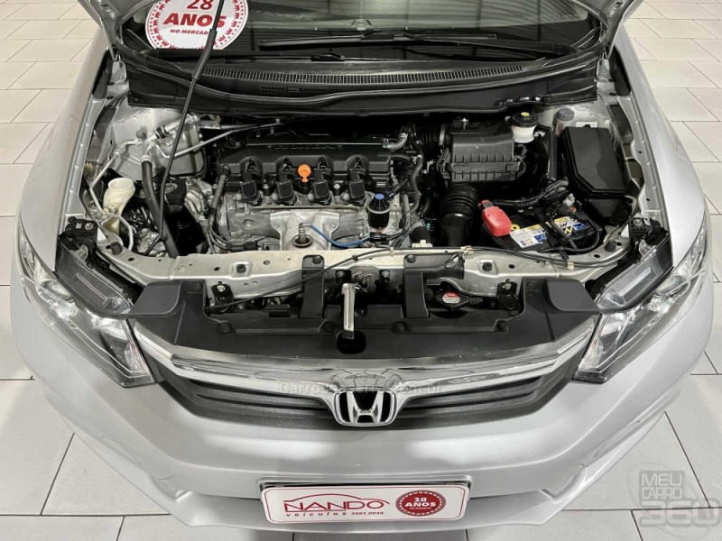 CIVIC 1.8 LXS 16V FLEX 4P MANUAL - 2013 - ESTâNCIA VELHA