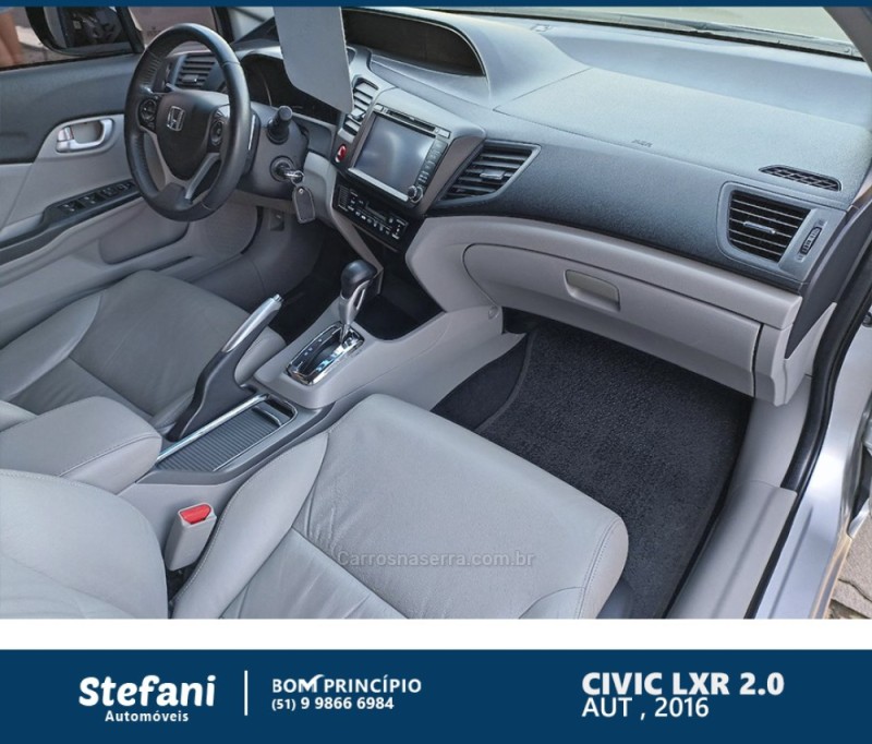 CIVIC 2.0 LXR 16V FLEX 4P AUTOMÁTICO - 2016 - BOM PRINCíPIO