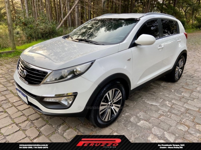 sportage 2.0 lx 4x2 16v flex 4p automatico 2014 nova prata