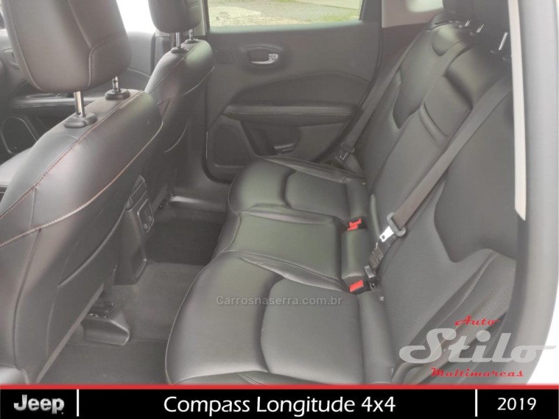 COMPASS 2.0 LONGITUDE TD350 TURBO DIESEL 4X4 4P AUTOMÁTICO - 2019 - BENTO GONçALVES