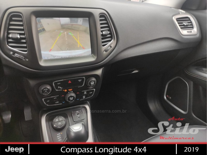 COMPASS 2.0 LONGITUDE TD350 TURBO DIESEL 4X4 4P AUTOMÁTICO - 2019 - BENTO GONçALVES
