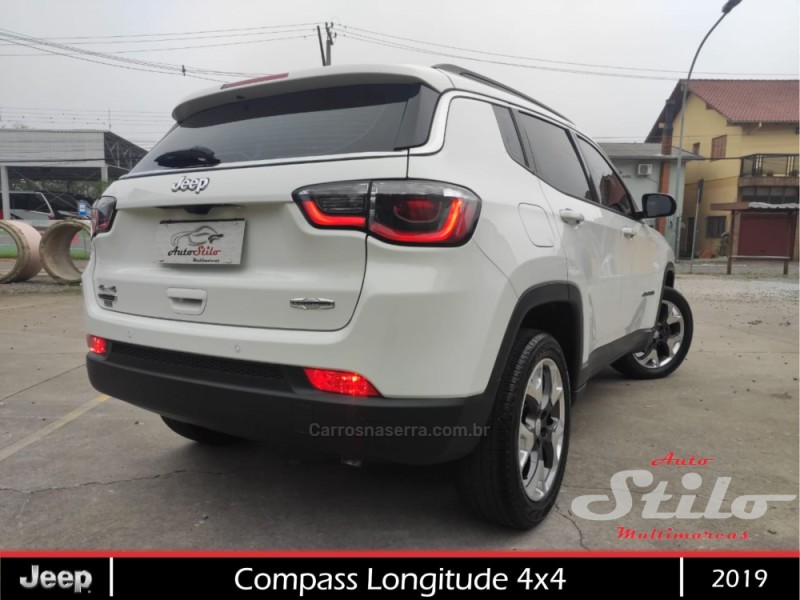 COMPASS 2.0 LONGITUDE TD350 TURBO DIESEL 4X4 4P AUTOMÁTICO - 2019 - BENTO GONçALVES