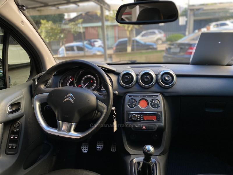C3 1.6 EXCLUSIVE 16V FLEX 4P MANUAL - 2014 - CAXIAS DO SUL