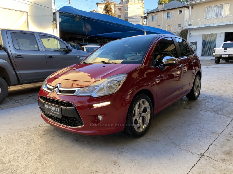 C3 1.6 EXCLUSIVE 16V FLEX 4P MANUAL - 2014 - CAXIAS DO SUL